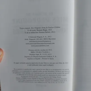 El hogar de Miss Peregrine para niños peculiares