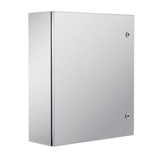 Caja Eléctrica de Acero, 60x50x20 cm, Caja de Enclosure Eléctrico de Acero Inoxidable 304, Enclosure de Equipos Eléctricos Electrónicos para Montaje en Pared al Aire Libre con Placa de Montaje, Bi...
