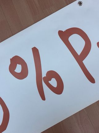 Pancarta Promoción Ropa