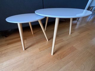 Conjunto mesas centro estilo nórdico