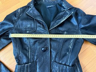 Giacca Pelle Angela Mele Milano Nera