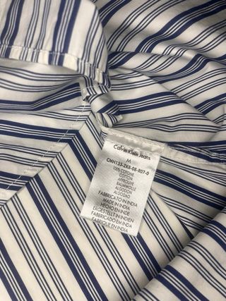 Camicia Uomo Calvin Klein Jeans Righe M