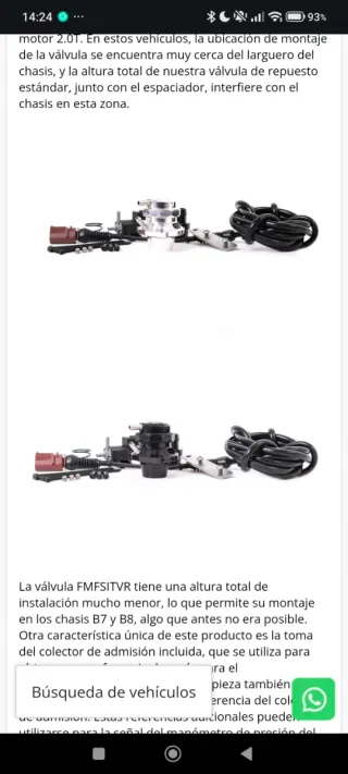 Válvula Descarga Forge FMFSITVR-BLK VAG