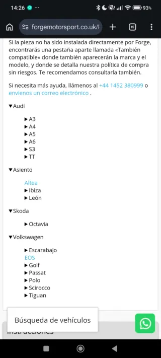 Válvula Descarga Forge FMFSITVR-BLK VAG