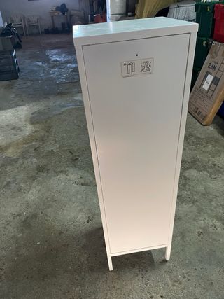 Mueble auxiliar cristal y metal