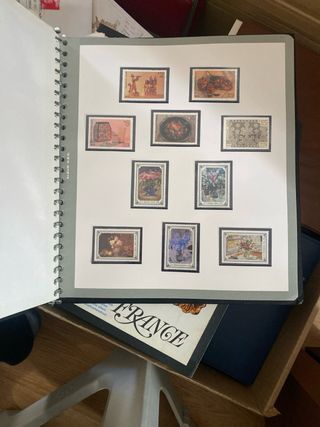 Álbum de sellos URSS y Hungría