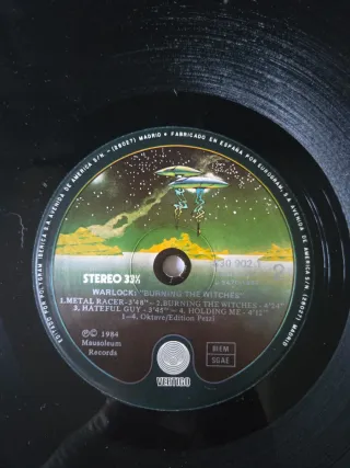 Vinilo Warlock - Burning The Witches