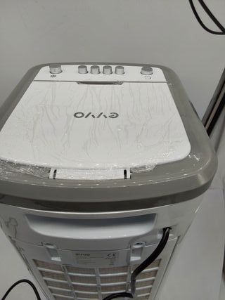 EVVO Climatizador Evaporativo CLIMA AC650. Potencia: 65 W, Depósito: 3,5 L, 3 velocidades ajustables, Oscilación automática de 7
