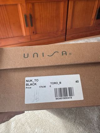 Botas altas piel Unisa T.40