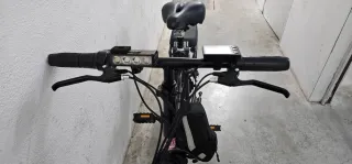 Bicicleta Eléctrica Plegable Negra