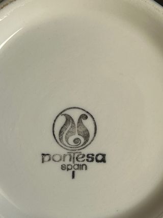 Juego de tazas de porcelana