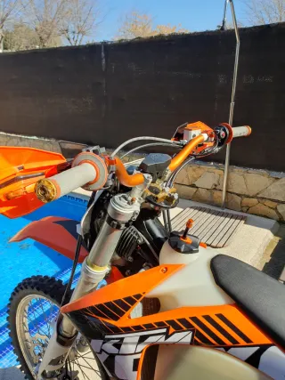 KTM 250 EXC-F Naranja.