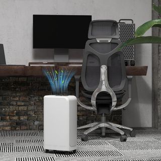 Deumidificatore portatile 12L/24H, per max 18㎡, serbatoio 800ml e 4 funzioni, deumidificatore per muffa con filtro, maniglia, schermo, timer 24 ore, ruote e spegnimento automatico, bianco