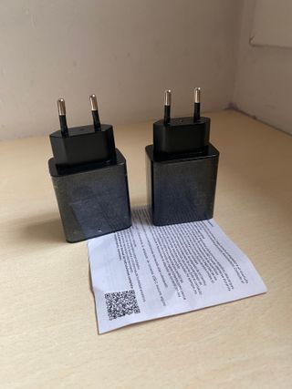 Pack 2 Cargadores Carga Rápida 45W USB-C (Nuevos)