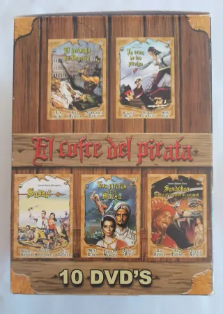 El Cofre del pirata. 10 películas PRECINTADOS