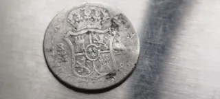 🇪🇸 2 Reales Madrid 1813 (IJ,-ESCASA).