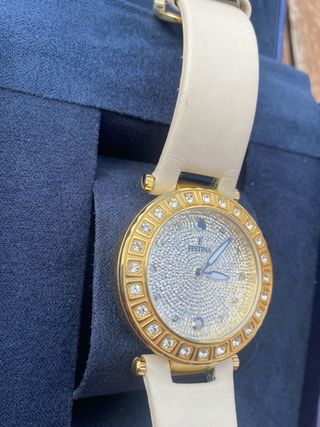 Reloj Festina Mujer Dorado y Blanco