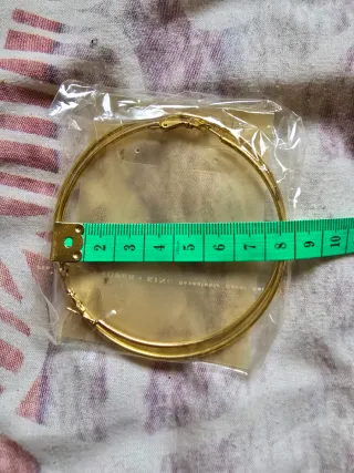 Pendientes Aro Gigantes Dorados y Plateados