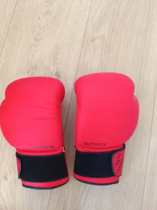 Guantes Boxeo Outshock Talla 12 Rojos