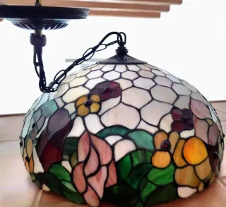 Lámpara Tiffany Artesanía Valenciana