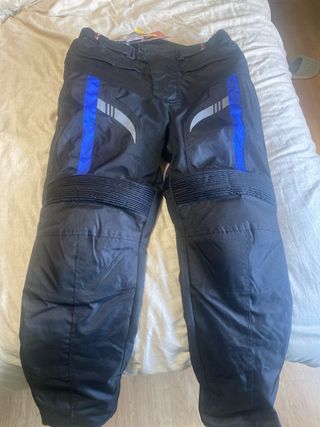 Pantalón moto con protecciones CE