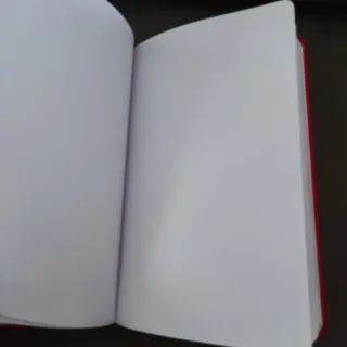 Block notes copertina rigida rossa 13x21