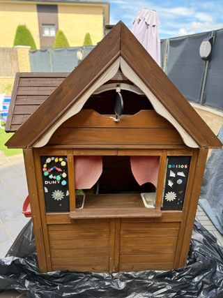 Casita de madera KidKraft Greystone Cottage