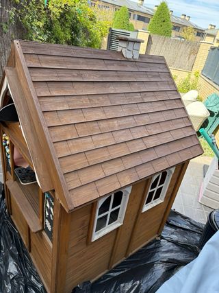 Casita de madera KidKraft Greystone Cottage