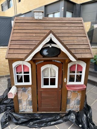 Casita de madera KidKraft Greystone Cottage