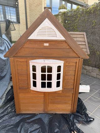 Casita de madera KidKraft Greystone Cottage