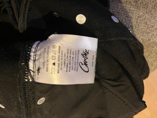 Chaqueta vaquera negra Corteiz Talla S