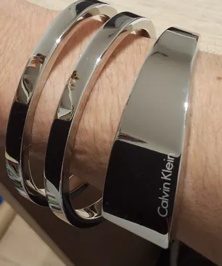 Brazalete Calvin Klein Plata