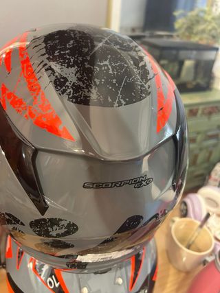 Casco Scorpion EXO 390 Negro/Rojo