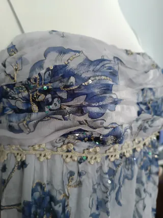 Vestido largo de Adolfo Dominguez