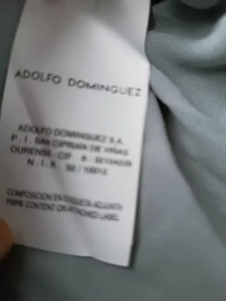 Vestido largo de Adolfo Dominguez