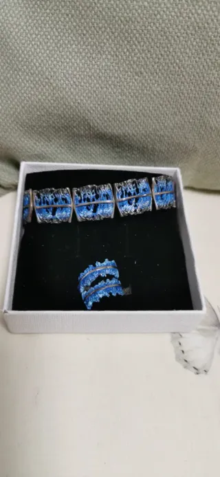 Conjunto Plata 925: Pulsera y Anillo