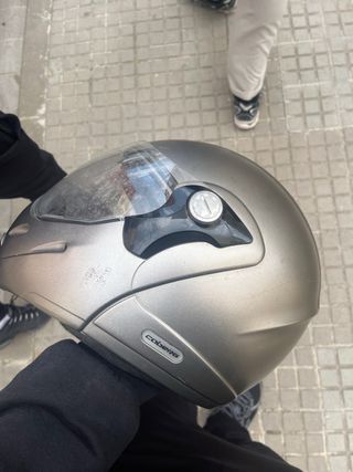 Casco Moto Caberg Scooter Gris