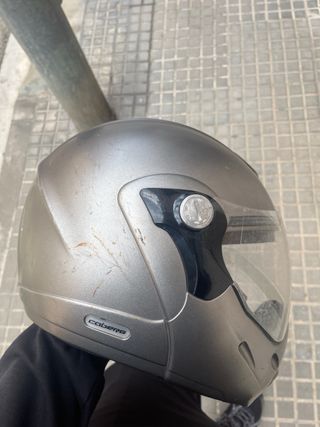 Casco Moto Caberg Scooter Gris