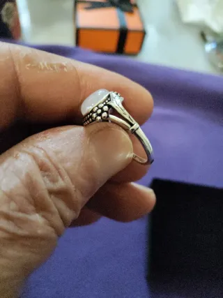 Anello Argento 925 con Gemma Naturale Larimar