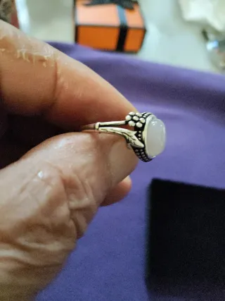 Anello Argento 925 con Gemma Naturale Larimar