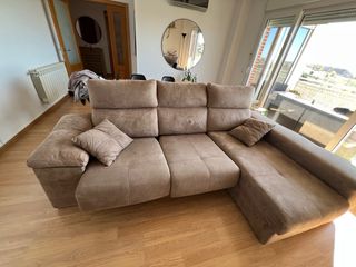 Sofá modular beige tela