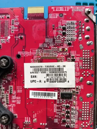 Tarjeta Gráfica NX8600GTD Retro