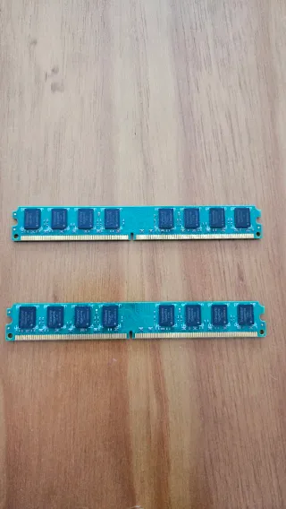 2x Memória RAM Transcend 2GB DDR2 800MHz