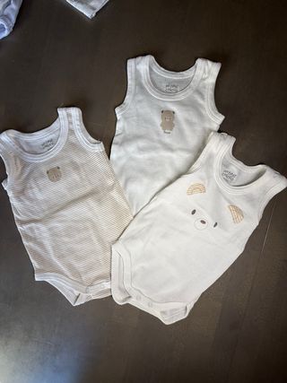 Pack 3 bodies bebé Chicco 0-3 meses