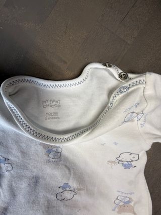 Pack 3 bodies bebé Chicco 0-3 meses