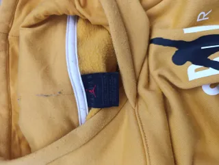 Sudadera original de Jordan Amarilla Talla 12-13