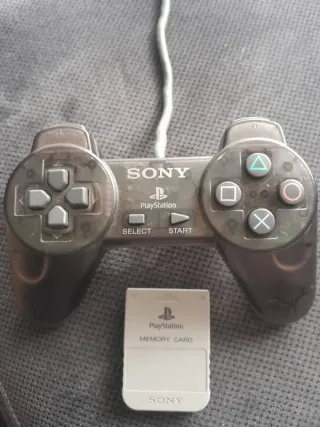 Sony PlayStation 1 SCPH-7502 + Joy Crystal + Mcard