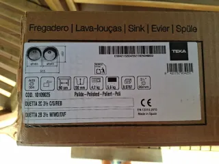 Fregadero Doble Teka Acero Inoxidable