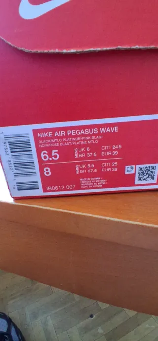 Nike Air Pegasus Wave Negro/Rosa