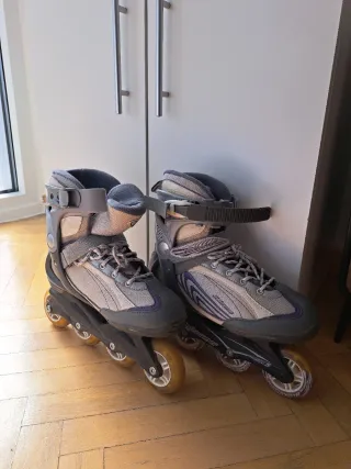 Patines en línea talla 38. Vendo con al funda.